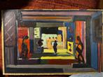 impressionistisch schilderij van W.J Pasman, Antiek en Kunst, Ophalen of Verzenden