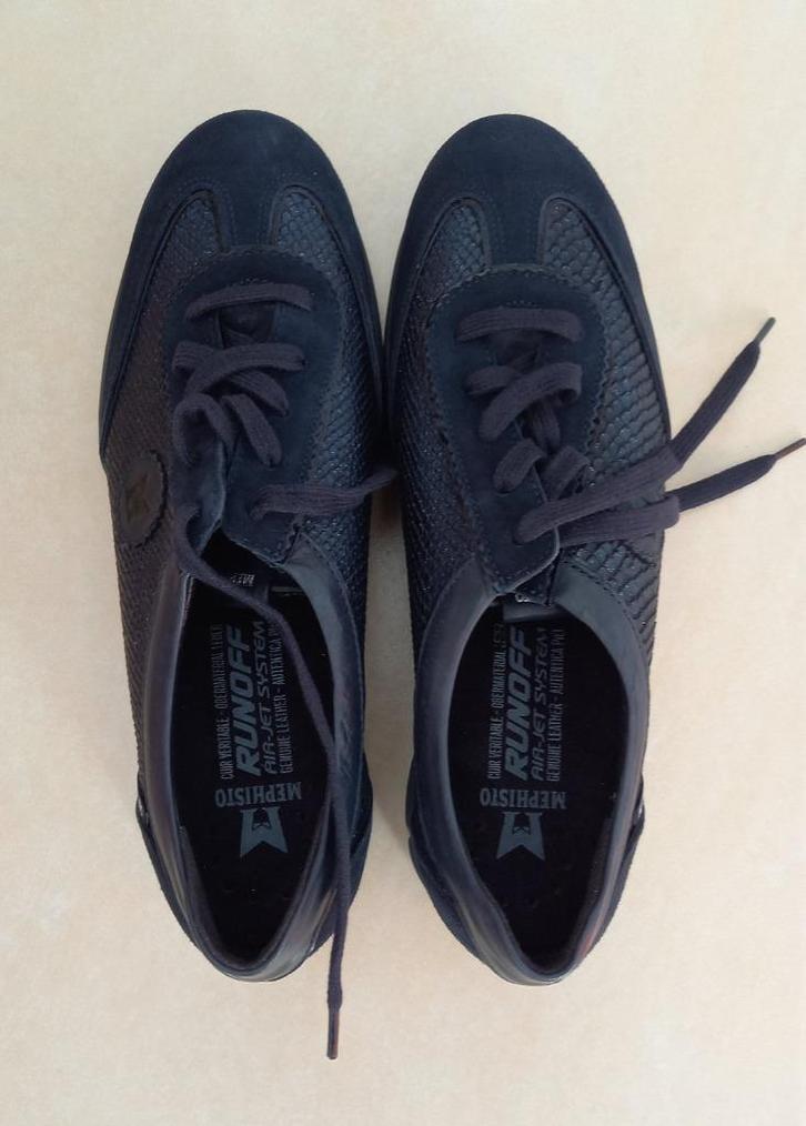 Blauwe Mephisto sneakers maat 40, Kleding | Dames, Schoenen, Zo goed als nieuw, Schoenen met lage hakken, Blauw, Ophalen of Verzenden