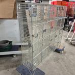 20 vaks metalen kooien hokken aaneengesloten 152x31x136 cm, Ophalen, Gebruikt, X, X