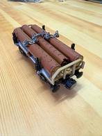 LEGO: 2x treinwagon met boomstammen (60198), Ophalen of Verzenden, Zo goed als nieuw, Complete set, Lego