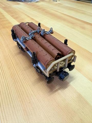 LEGO: 2x treinwagon met boomstammen (60198) beschikbaar voor biedingen