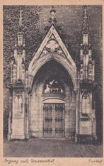 17722 Ingang aula universiteit F v D werf Utrecht, Verzenden, 1940 tot 1960, Ongelopen, Utrecht