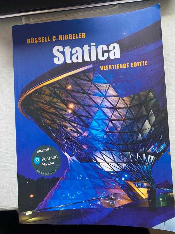 Statica Hibbeler 14e editie - Nieuw!, Boeken, Studieboeken en Cursussen, Nieuw, HBO, Beta, Ophalen of Verzenden