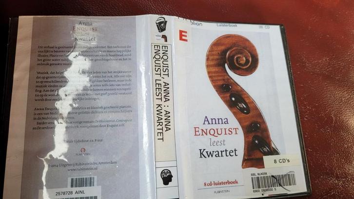 Anna Enquist - Kwartet, Boeken, Luisterboeken, Cd, Volwassene, Ophalen of Verzenden