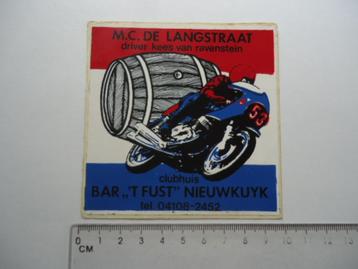 sticker oud Nieuwkuyk MC De Langstraat kees v ravenstein  beschikbaar voor biedingen