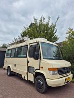Prachtige unieke Mercedes Benz 612D retro buscamper., Caravans en Kamperen, Campers, Buscamper of Camperbus, Mercedes-Benz, Diesel