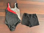 turnpakje+broekje maat 128, Sport en Fitness, Kindermaat 122 t/m 140, Ophalen, Zo goed als nieuw, Turnpak(je)