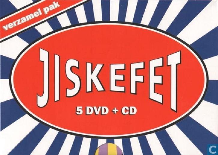 Jiskefet verzamel pak 5 dvd + CD, Cd's en Dvd's, Dvd's | Tv en Series, Zo goed als nieuw, Komedie, Boxset, Alle leeftijden, Ophalen of Verzenden
