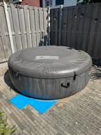 Intex Jacuzzi Pure Spa Greywood Deluxe, Tuin en Terras, Bubbelbaden en Hottubs, Ophalen, Zo goed als nieuw, Afdekzeil, Opblaasbaar