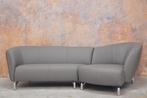 NIEUW beklede grijze leren Leolux Pupilla design hoekbank
