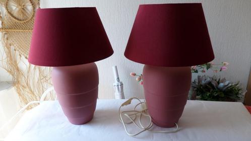 Lampenvoet buikvaasmodel roze hoog 38 cm E27 fitting, Huis en Inrichting, Lampen | Tafellampen, Zo goed als nieuw, Minder dan 50 cm