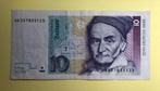 10 mark 1993, Duitsland., Postzegels en Munten, Bankbiljetten | Europa | Niet-Eurobiljetten, Verzenden, Duitsland, Los biljet