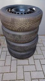 Winterbanden opel corsa d e adam 185 60 15 velgen tpms 4x100, Auto-onderdelen, Banden en Velgen, Ophalen, Gebruikt, 15 inch, Banden en Velgen