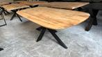 Eettafel 220 x 110 cm ovaal - Tafelmagazijn Oost, Huis en Inrichting, Tafels | Eettafels, Ophalen, 100 tot 150 cm, 200 cm of meer