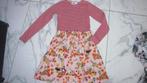 134-140 MOLO roze jurk met herten en konijnen, Kinderen en Baby's, Kinderkleding | Maat 134, Ophalen of Verzenden, Zo goed als nieuw