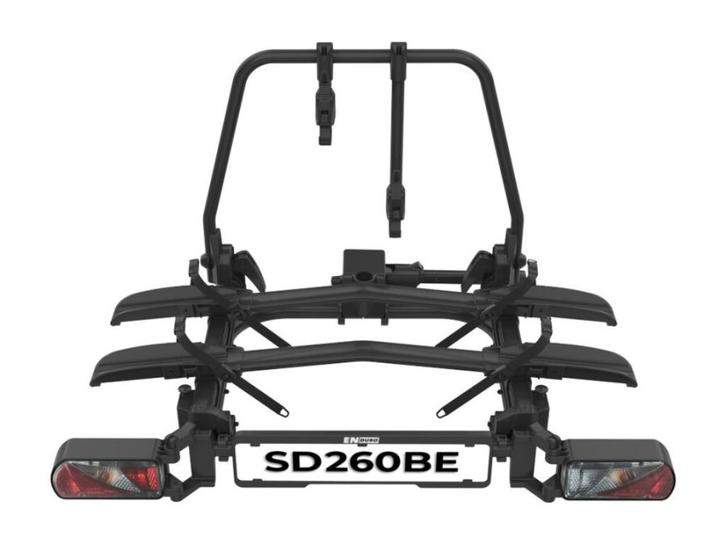 Bus/camper fietsendrager SD260 zwart (NIEUW), Auto diversen, Fietsendragers, Nieuw, Fietsendrager-accessoire, 2 fietsen, Brede banden