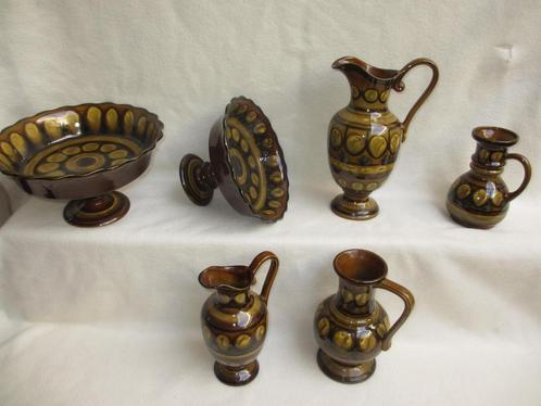 Aardewerk Gouds plateel Flora Holland Type Madrid servies, Antiek en Kunst, Antiek | Keramiek en Aardewerk, Ophalen of Verzenden