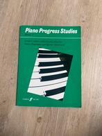 Piano progress studies boek, Gebruikt, Verzenden, Klassiek, Les of Cursus