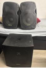 Speaker set Vonyx 2 tops & 1 sub, Audio, Tv en Foto, Luidsprekers, Gebruikt, Subwoofer, 120 watt of meer, Ophalen
