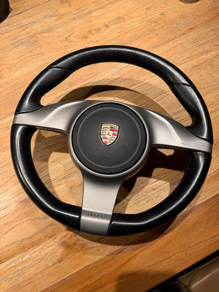 Porsche 911/Cayman 997/987 Stuur + Airbag - Zonder Knoppen, Auto-onderdelen, Besturing, Porsche, Gebruikt, Ophalen