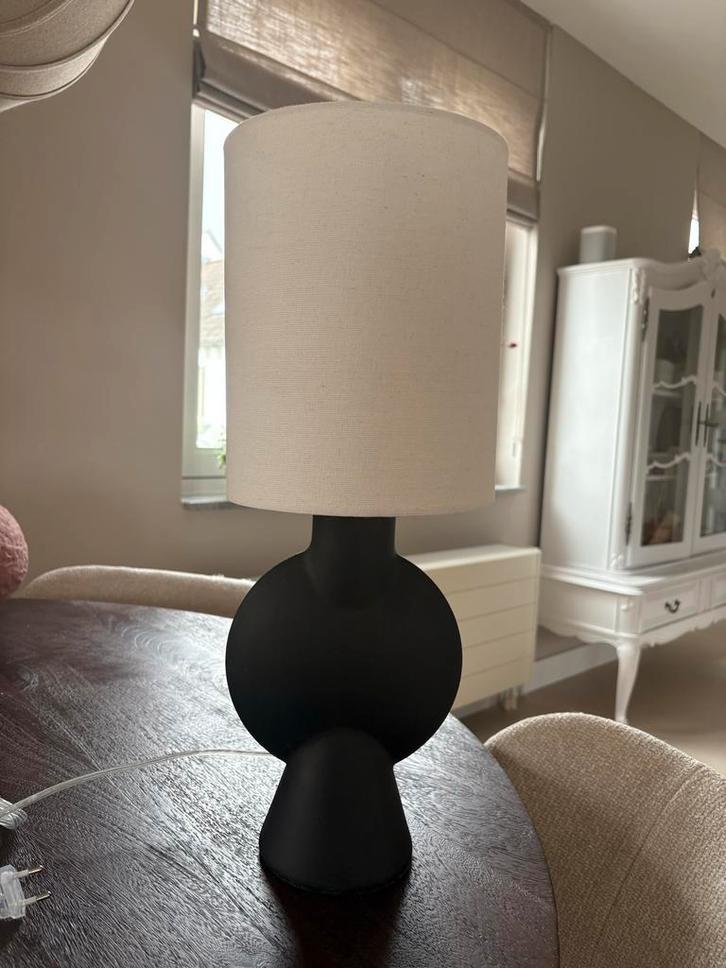 Bloomingville Sergio Tafellamp - Zwart, Huis en Inrichting, Lampen | Tafellampen, Nieuw, Minder dan 50 cm, Ophalen of Verzenden