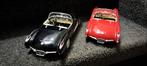 2x Chevrolet Corvette 1957 Bburago 1:18, Ophalen, Gebruikt, Auto, Bburago