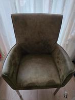 Gratis af te halen: 2 groene en 2 bruine stoelen, Huis en Inrichting, Ophalen of Verzenden, Gebruikt, Overige kleuren