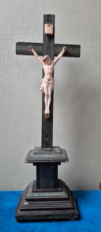 Antieke crusifix van ivoor, Antiek en Kunst, Ophalen of Verzenden