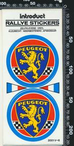 Sticker: Peugeot - Rallye Stickers (1), Ophalen of Verzenden, Zo goed als nieuw, Auto of Motor