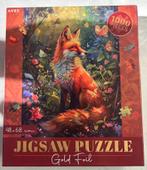 Puzzle Jigsaw - gold foil - 1000 pieces - 48x68cm, Ophalen of Verzenden, Nieuw
