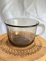 6 of 9 vintage rookglas koffiekopjes Arcoroc France, Ophalen of Verzenden, Overige stijlen, Kop(pen) en/of Schotel(s), Glas