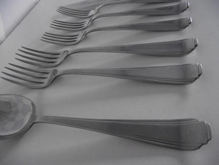 18 stuks Sola GZ 840 Trapje ART DECO bestek 1950-1960 p stuk, Antiek en Kunst, Antiek | Bestek, Ophalen of Verzenden