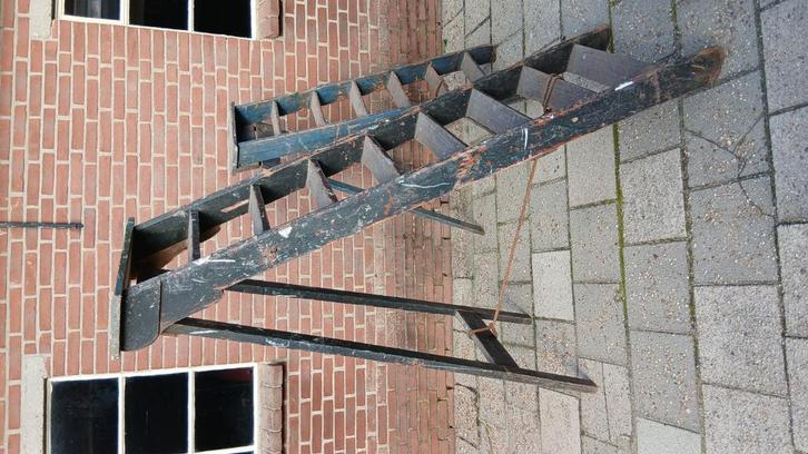 Vintage schilderstrap, Antiek en Kunst, Curiosa en Brocante, Ophalen of Verzenden