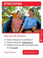 4 x kaartjes Duinrell, Tickets en Kaartjes, Twee personen