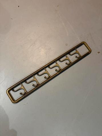 Kapstok art deco messing jaren 50 beschikbaar voor biedingen