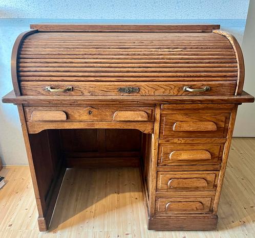 Antieke rolluik secretaire uit 1920-1930, Art Deco stijl, Antiek en Kunst, Antiek | Kantoor en Zakelijk, Ophalen
