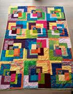 Handgemaakte Groot Quilt Deken - nieuw!, Wit, 150 tot 200 cm, Ophalen of Verzenden, Rechthoekig