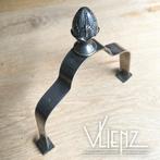 Vintage, brocante bordendrager, bordenklem met artisjok, Ophalen of Verzenden