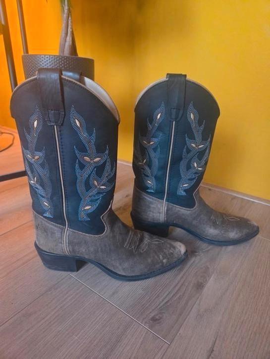 Mooie OldWest cowboylaarzen mt 38, Kinderen en Baby's, Kinderkleding | Schoenen en Sokken, Gebruikt, Laarzen, Meisje, Ophalen of Verzenden