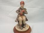 Beeldje Jongen met bos hout (van Merli,)v.a 35,00e, Ophalen of Verzenden, Gebruikt, Mens