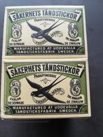 10 groene doosjes zwaluw lucifers, Ophalen of Verzenden, Nieuw