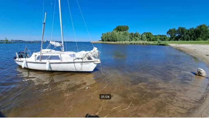 Leuk zeiljachtje, Watersport en Boten, Zeilen en Zeiltoebehoren, Gebruikt, 15 tot 30 m², 3 tot 6 meter, 6 meter of meer, Ophalen