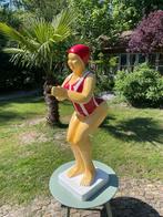 (Tuin)Beeld duikende dame, eye catcher zwembad, vijver 115cm, Ophalen, Nieuw, Kunststof, Mensenbeeld