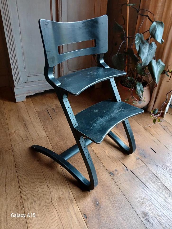 Leander meegroei kinderstoeltje, trip trap, triptrap, Huis en Inrichting, Stoelen, Gebruikt, Eén, Ophalen