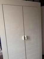 Witte kledingkast met deuren, Huis en Inrichting, Kasten | Kledingkasten, Ophalen, Overige materialen, Gebruikt, 100 tot 150 cm