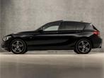 BMW 1-serie 118i Sportline 170Pk Automaat (SCHUIFDAK, GROOT, Auto's, BMW, Gebruikt, Zwart, 4 cilinders, Zwart