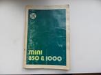Mini 850 1000 Leyland 1976 Instuctieboekje, Ophalen of Verzenden
