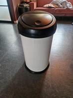 Witte Brabantia prullenbak, Ophalen, Gebruikt, 40 liter of meer, Rvs