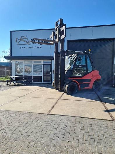 Linde H80d-01 diesel heftruck capacteit 8000kg, Zakelijke goederen, Machines en Bouw | Heftrucks en Intern transport, Heftruck