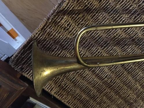 Oude vintage trompet., Muziek en Instrumenten, Blaasinstrumenten | Trompetten, Gebruikt, Overige typen, Ophalen of Verzenden